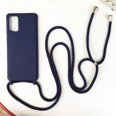"Crossbody Phone Case with Lanyard Strap – Hands-Free Silicone Cover"
