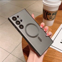 Metal Paint Magnetic Case for Samsung