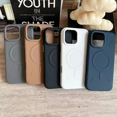 MagSafe Soft Silicone Case with Camera Protection – Elegant Matte Finish for iPhone