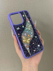 Best quality fashion glitter diamond beauty women case