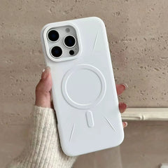 MagSafe Soft Silicone Case with Camera Protection – Elegant Matte Finish for iPhone