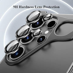 s24 ultra جراب معدني  بدون اطار مع حمايه للكاميرا لهاتف