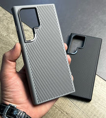Carbon Fiber Texture Cover Case for Samsung