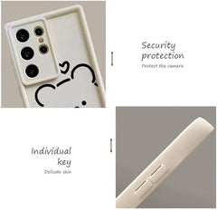 Lovely Bear Silicone Case Samsung