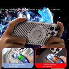 Ice Armor Case for iPhone , Magsafe Magnetic Cover for for iPhone , Matte Heat Dissipation PC Shell