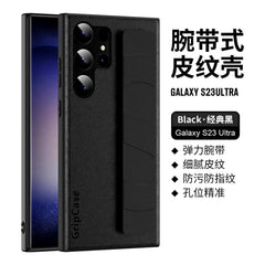 Samsung leather case with hand holder