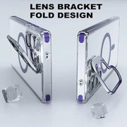 high qyality case with camera stand , support magsafe charging