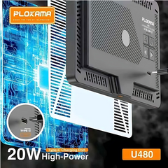 PLOKAMA U480 RECHARGEBLE 20W Photography Flash Light