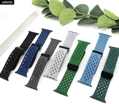 apple 42/44/45/49 mm استراب سيليكون مجناتيك لساعات