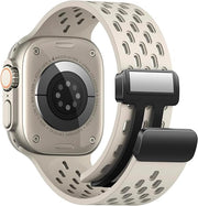 apple 42/44/45/49 mm استراب سيليكون مجناتيك لساعات