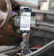 Auto Extending Clamp Arm Long Flexible Arm Car Cup Phone Holder - yesido c112