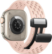 apple 42/44/45/49 mm استراب سيليكون مجناتيك لساعات