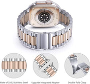 سوار ساعه معدني لساعات ابل 42/44/45/49