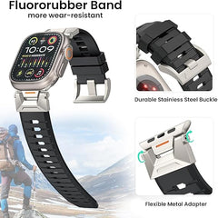 استراب رياضي اصلي متين متوافق مع ساعات ابل 42/44/45/49 mm