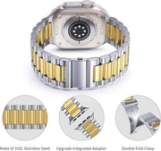 سوار ساعه معدني لساعات ابل 42/44/45/49