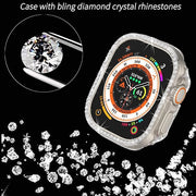 Diamond Case PC Bumper Protective Cases Compatible with Apple Watch 49mm