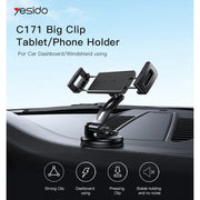 High Quality Wholesale Car Mount Holder Long Arm Car Phone Holder For Car Dashboard - yesido  C171