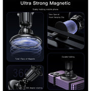 Universal 360 Degrees Adjustable Magnetic Suction Car Air Vent Phone Holder - YESIDO C156