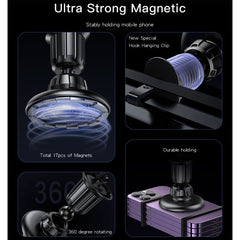 Universal 360 Degrees Adjustable Magnetic Suction Car Air Vent Phone Holder - YESIDO C156