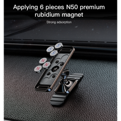 Dashboard Magnetic Cellphone Mount Universal 360 Degree Adjustable Mobile Car Phone Holder - yesido c150 black