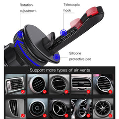 New Magnetic Magnet 360 Rotation Universal Outlet Air Vent Mobile Phone Holder For Car - yesido c128