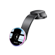 Free Rotating LED Breathing Indicator Light Max 15W Fast Charging Wireless Phone Holder - yesido C292