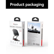 YESIDO 360 Rotation Zinc Alloy 6*N42 Magnets Foldable Magnetic Car Phone Holder - C222