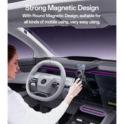 360 Rotation Foldable Clamp Arm Magnetic Vacuum Suction Cup Car Phone Holder Innovative Design - yesido c228