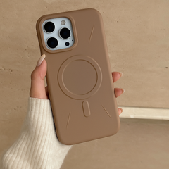 MagSafe Soft Silicone Case with Camera Protection – Elegant Matte Finish for iPhone