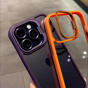 Luxury Case With Matching Metallic Lens Protector & Stand