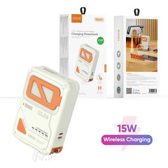 10000mAh 3-IN-1 Multifunctional Wireless Charging Power Bank VIDVIE PB7023