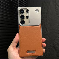 Valero leather case for samsung S25 ultra