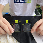 باكت مكون من قطعتين - واقي عدسة الكاميرا شفاف لهواتف ايفون