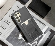 Leather Case Cover With Card Slot Magnetic Card Holder Shockproof Case