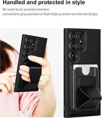 Leather Case Cover With Card Slot Magnetic Card Holder Shockproof Case
