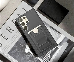 Leather Case Cover With Card Slot Magnetic Card Holder Shockproof Case