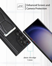 Leather Case Cover With Card Slot Magnetic Card Holder Shockproof Case