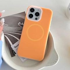 Colorful Silicone Phone Cases with MagSafe Compatibility – Soft and Stylish Protection