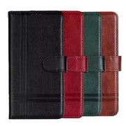 جراب جلد وش و ضهر بمحفظه داخليه و مكان مخصص للكروت و البطاقات