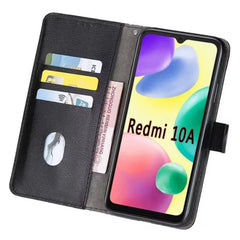 جراب جلد وش و ضهر بمحفظه داخليه و مكان مخصص للكروت و البطاقات