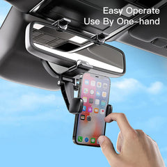 Car Rearview Mirror Using Phone Holder - Yesido C193