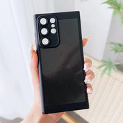 Heat Dissipation Case with Built-in Camera Lens Protector - s23 ultra black