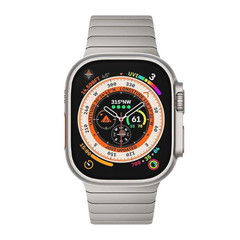 سوار ساعة قابل للتعديل من الفولاذ المقاوم للصدأ مناسب لساعات مقاس 42/44/45/49