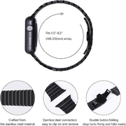 سوار ساعة قابل للتعديل من الفولاذ المقاوم للصدأ مناسب لساعات مقاس 42/44/45/49