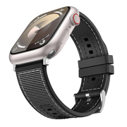 Sport Silicone Nylon Band Designed for Apple Watch Band 49mm 46mm 45mm 44mm 42mm