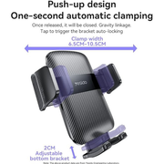 حامل موبايل يثبت على السيارة بدوران 360 درجة من يسيدو ، يعلق على فتحة التهوية يقفل تلقائيًا