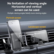 حامل موبايل يثبت على السيارة بدوران 360 درجة من يسيدو ، يعلق على فتحة التهوية يقفل تلقائيًا