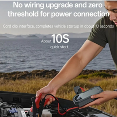 YESIDO VC11 Car Jump Starter and Portable Power Supply, 6000mAh Battery, 800A Current, Suitable for 12V Gasoline and Diesel Engines