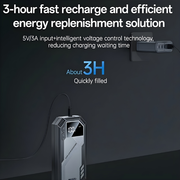 YESIDO VC11 Car Jump Starter and Portable Power Supply, 6000mAh Battery, 800A Current, Suitable for 12V Gasoline and Diesel Engines