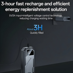 YESIDO VC11 Car Jump Starter and Portable Power Supply, 6000mAh Battery, 800A Current, Suitable for 12V Gasoline and Diesel Engines